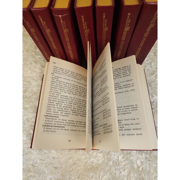 The New International Websters Pocket Complete Dictionary 8-Book Set By Trident - Picture 7 of 10